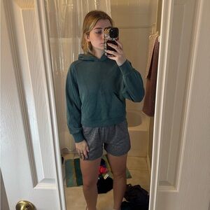 Lululemon SoftStreme Storm Teal Hoodie